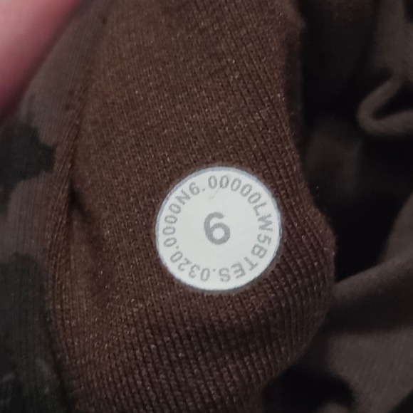 Lululemon Women 6 Wunder Under High-Rise Tight 28" Full-On Luxtreme Camo Brown - Picture 5 of 6